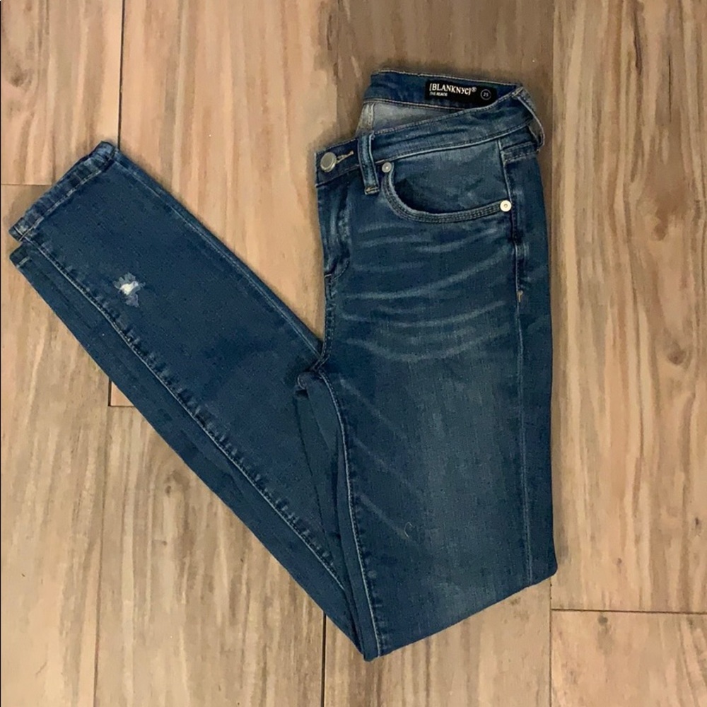 BlankNYC ‘The Reade’ Mid Rise Skinny Jeans 25